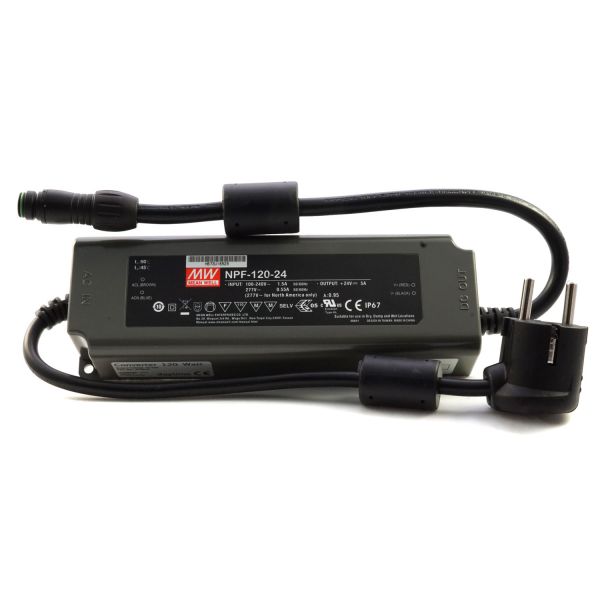 daytime LED-Converter Meanwell NPF 24V DC / 120W