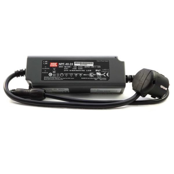 daytime LED-Converter Meanwell NPF 24V DC / 40W