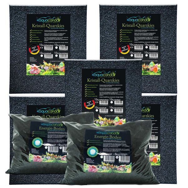 Aquacando Aquarium-Bodengrund Set | kompatibel zu Trigon 350