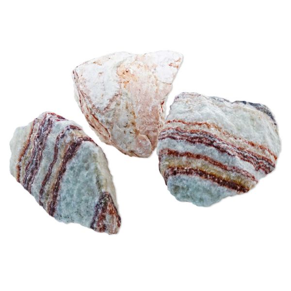 Rotes Amöbengestein 3 Stück (5,5-6kg)