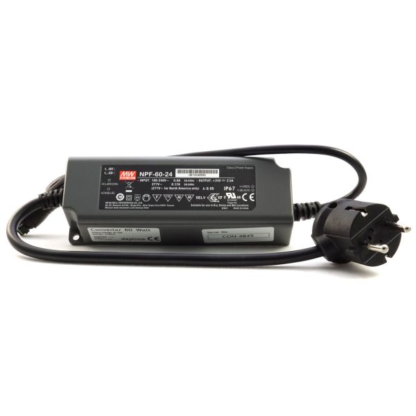 daytime LED-Converter Meanwell NPF 24V DC / 60W