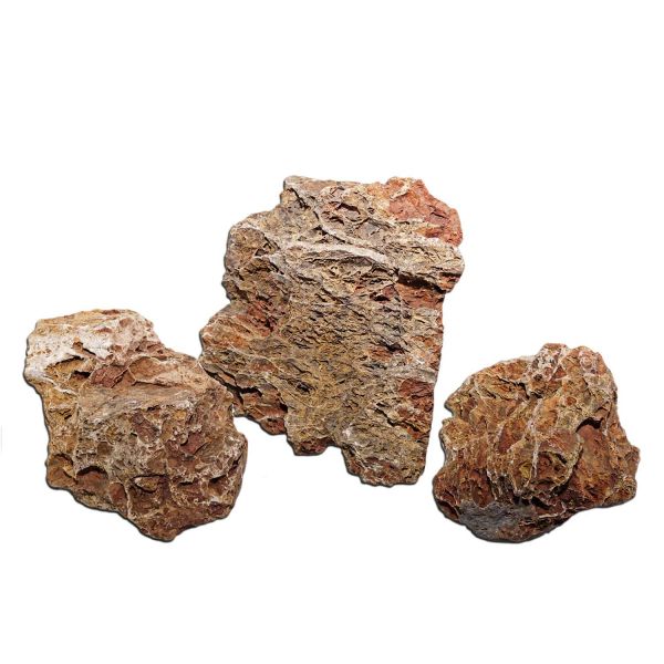 Versteinertes Laub Aquariumsteine 3 Stück (5,5 - 6kg)